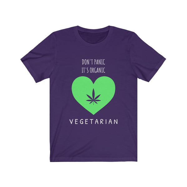 Don't Panic It's Organic, Vegetarian- Unisex Jersey Short Sleeve Tee