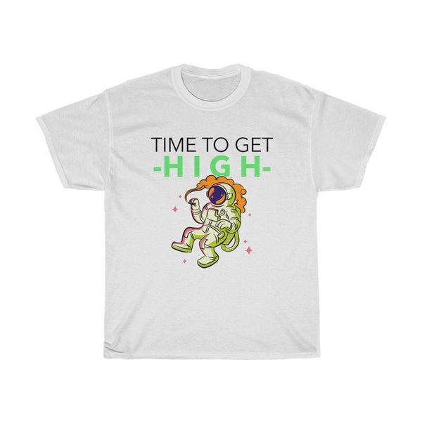 Time To Get High- Unisex Heavy Cotton Tee