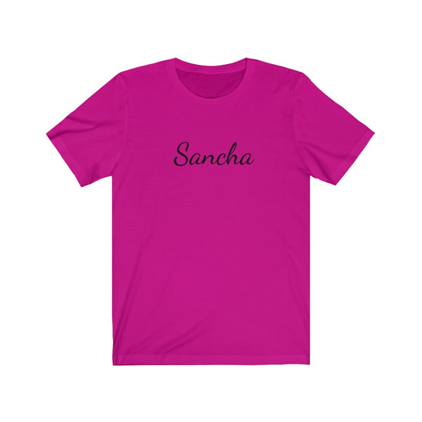 Sancha- Unisex Jersey Short Sleeve Tee