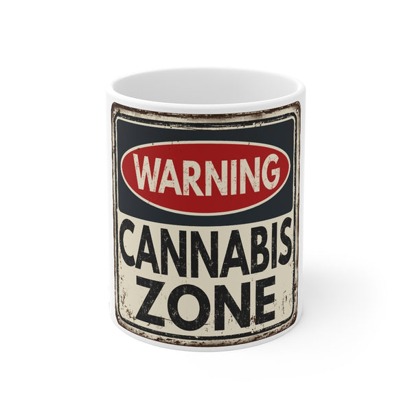 Warning Cannabis Zone- Mug