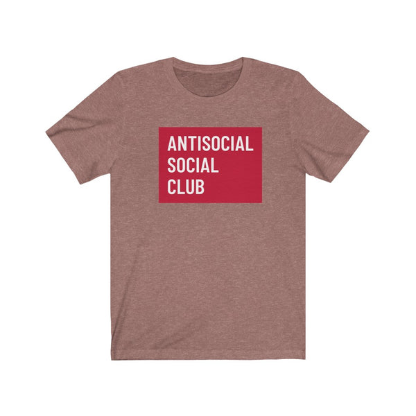 Antisocial Social Club- Unisex Jersey Short Sleeve Tee